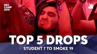 TOP 5 DROPS 😱 SBX CAMP Student 7ToSmoke Battle 2019