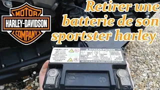 Comment retirer une batterie sur une Harley Davidson Sportster - 48 ? #02