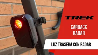 La luz trasera Trek CarBack Radar en detalle