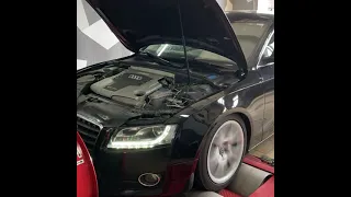 Audi A5 2.7 TDI CR190 A-TEAM Stage 1 chiptuning on the dyno