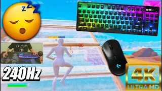 [4K] 240hz Chaper5 Season 2 Gameplay🏆Steelseries ApexPro TKL ASMR Chill🤩Satisfying Keyboard Fortnite