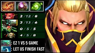 1v5 Team Feed But Invoker Goes Super Saiyan Epic Refresher Combo Carry All Team WTF Dota 2