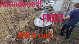 FREE Abandoned Jet Ski... Will it START?