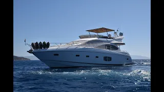 Sunseeker Manhattan 70 for Sale: Walkthrough of a Luxurious Motor Yacht with Electrical Stabilizers