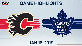 NHL Highlights | Flames vs. Maple Leafs – Jan. 16, 2020