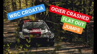 WRC CROATIA RALLY 2021 - JUMPS, FLAT OUT ACTION + OGIER CRASHED CAR - IDE VLOG