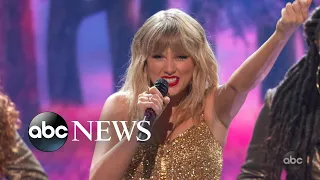 Taylor Swift breaks AMAs record with 29th win l ABC News