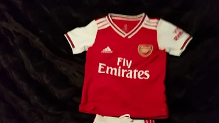 Goal Jerseys Arsenal 2019-2020 Home Kit 2-Year Old Size Unboxing Review