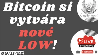 Bitcoin nové LOW!