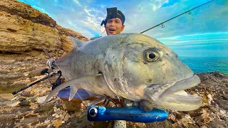 Popper Paradise: Landing Massive Giant Trevally in Exhilarating Fights