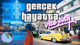 GERÇEK HAYATTA GTA Vice City - Miami, Amerika Vlog