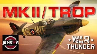War Thunder Realistic: Hurricane Mk IIB/Trop [Devastating]