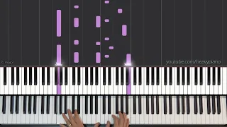 The Beatles - While My Guitar Gently Weeps Piano Synthesia Arrangement