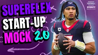 Live Dynasty Fantasy Football Superflex Start-Up Mock Draft 2.0 (Fantasy Football Today Dynasty)