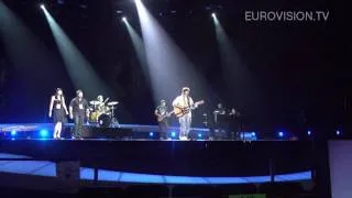 Jon Lilygreen & The Islanders' first rehearsal (impression) at the 2010 Eurovision Song Contest