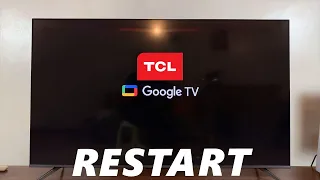 TCL Google TV: How To Restart
