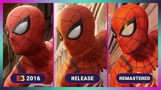 Marvel's Spider-Man - E3 2016 Trailer vs Release vs Remastered