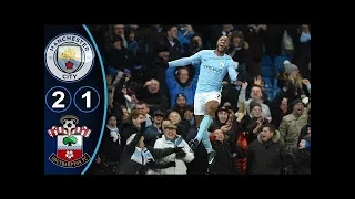 Manchester City vs Southampton 2-1