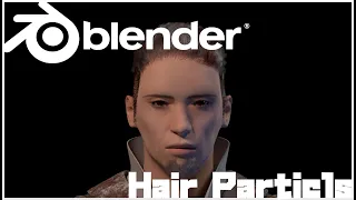 【Blender】hair Particlsで髪の毛と髭