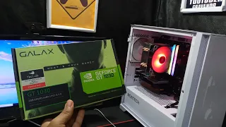 TESTANDO A GT 1030 EM JOGOS! GT 1030 AINDA VALE APENA EM 2021? (PARTE 1 SEM PLACA DE CAPTURA)