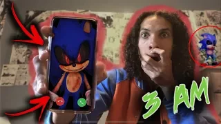 CALLING SONIC.EXE ON FACETIME AT 3 AM!! (SONIC CAME FOR ME!!)