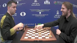 CARO-KANN ❌️ Ian Nepomniachtchi vs Richard Rapport | FIDE World Blitz 2023