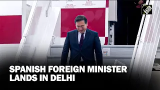 Foreign Affairs Minister of EU and Spain José Manuel Albares arrives in Delhi to attend G20 Summit