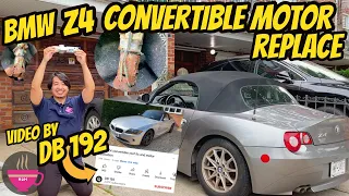 How to: BMW Z4 Convertible Roof motor replacement + Troubleshooting issues (Using @db192 Video)