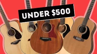 Tony's Top 5 Beginner Acoustic Guitars Under $500