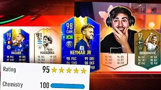 O 195 AINDA É POSSÍVEL! NEYMAR E HAZARD TOTS COM MARADONA SUPER ICON!