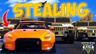 STEALING SUPERCARS FROM A CARTEL SA GTA 5 RP!