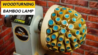 Woodturning - Bamboo Lamp