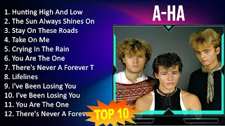 A-ha 2023 - 10 Maiores Sucessos - Hunting High And Low, The Sun Always Shines On T.v., Stay On T...