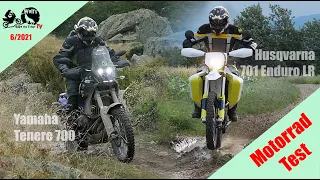 Wolf vergleicht Motorräder: Husqvarna 701 Enduro LR | Yamaha Tenere 700 | Dualsport vs. Reiseenduro