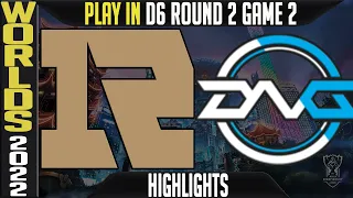 RNG vs DFM Highlights Game 2 | WORLDS 2022 Play In Knockouts R2 D5 | Royal vs DetonationFocusME