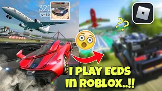 I play extreme car driving simulator in roblox😱