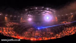 Space Spectacular June 2015 at the Royal Albert Hall - Thunderbird's Countdown - Pyro by Just FX