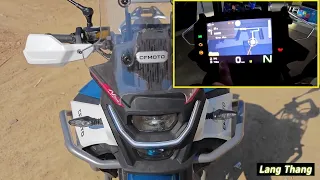 CFmoto 450MT Connected to Smartphone !!