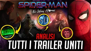 Spider-Man No Way Home | ANALISI di TUTTI i TRAILER UNITI CRONOLOGICAMENTE + TEORIA sulla TRAMA