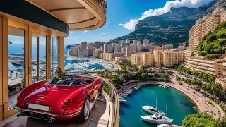 Monte Carlo, MONACO 4K Walking Tour in the most elegant city in the world