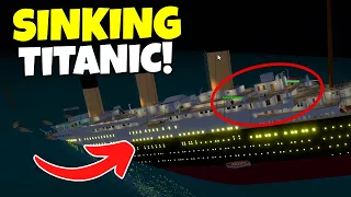 Surviving THE SINKING TITANIC as FIRST CLASS in Roblox!