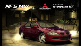Need For Speed Most Wanted (Racing with Mitsubishi Lancer Evolution VIII) Upgraded