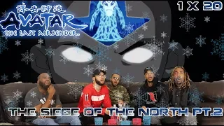 AANG TURNS UP! Avatar The Last Airbender 1 X 20 "The Siege Of The North Part 2 " Reaction/Review