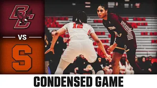 Boston College vs. Syracuse Condensed Game | 2022-23 ACC Women’s Basketball