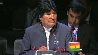 Celac: Evo Morales acusó a Chile de incumplir el tratado de 1904