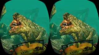 Amazing Underwater 3D VR Ride 【SBS/Anaglyph】
