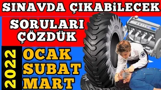 SAKIN KAÇIRMA/ 2022 OCAK / ŞUBAT / MART EHLİYET SINAVI SORULARI/ 2022 ŞUBAT EHLİYET SORULARI/ 2022