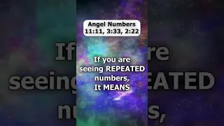 Seeing 11:11, 3:33 frequently?🤩✅Angel Numbers Meaning #shorts #angelnumbers #universemessage