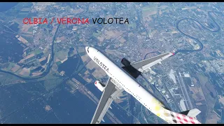 MSFS | Fenix A320 Volotea- da Olbia a Verona | Vatsim