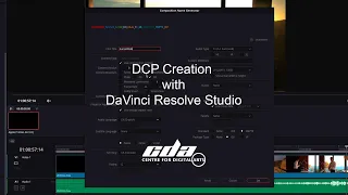 DCP Creation with DaVinci Resolve Studio